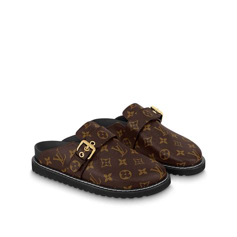 lv cosy mule|louis vuitton flat mules.